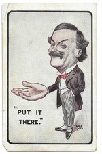 Artist Drawn Postcard by Reg