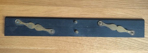 Antique parallel rule ebony