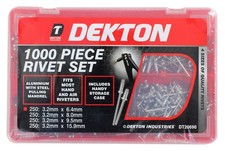 1000pc Rivet Set With Storage