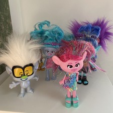 Massive Bundle Of Trolls 2 Dolls 7” Inch High x 7 Poppy Barb Etc Vgc