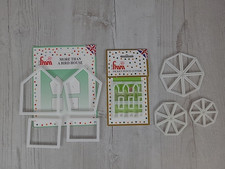 FMM Cutter Bundle x3 Sets: Picket Fence: Bird House & Bunting Garden Decoration