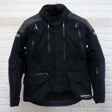 Halvarssons Dalen Waterproof Textile Motorcycle Motorbike Jacket - Black - M