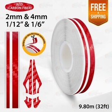 CARBON FIBER RED 12mm 1/2"