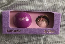 Vintage Lavender & Pomander Set By Fleur  Talcum Powder Shaker Scented Pomander