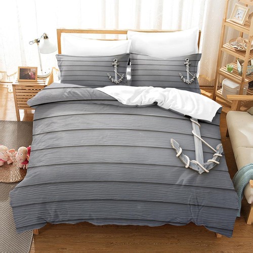 Anchor navy bedding - navy, 2pcs