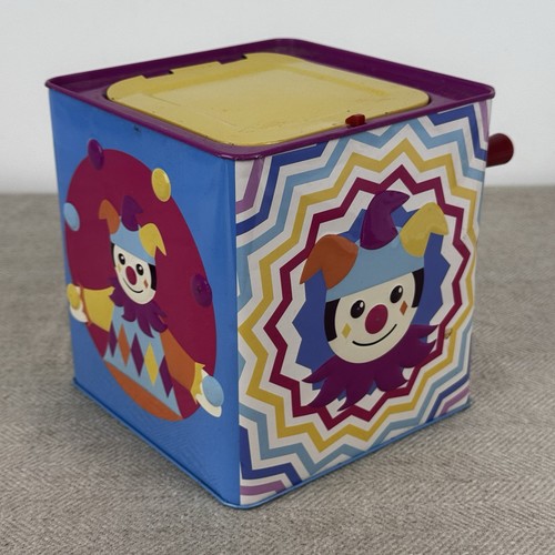 Vintage tin jack the box - vintage,