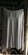 M&S Grey Fine Knit Button Back