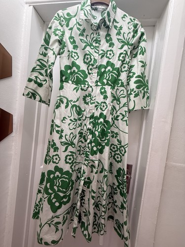 Zara green white floral - zara, leaf
