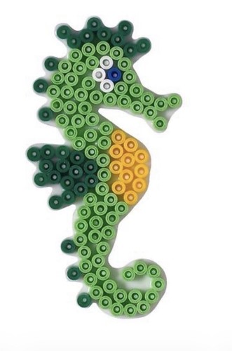 Hama beads sea horse peg - hama,