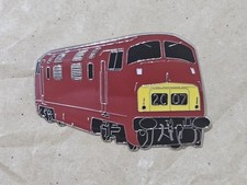 Class 42 Warship Enamel Brooch Pin Train Badge