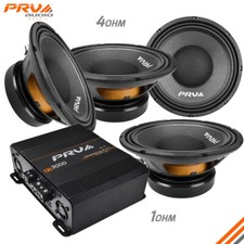 4x PRV Audio 10W650A-4 Midbass