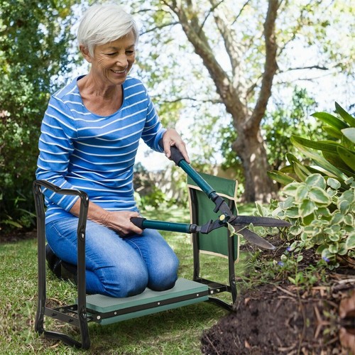 Portable garden kneeler - kneeler, seat
