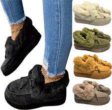 LADIES WOMENS FAUX FUR LINED