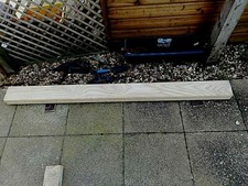 Lovely Elm Hardwood Solid Beam Post / Fireplace Mantle Feature Floating Lintel