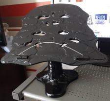 Vintage Cast Iron Recipe Book Holder Stand Tree Black Heavy