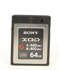 Sony XQD 64GB Memory Card Read