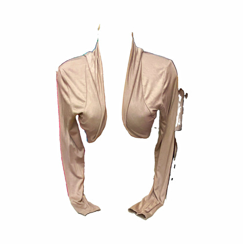 Women beige colour shrug - beige,