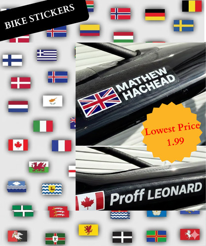 Bike name frame - frame, stickers