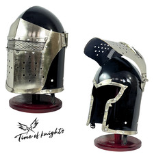 Viking Visored Barbuta Helmet