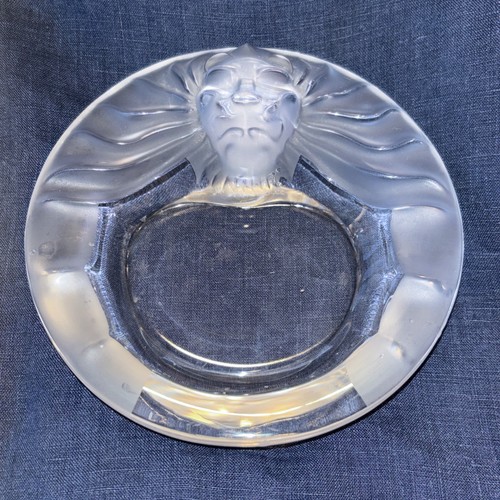 Signed lalique crystal - signed, tete