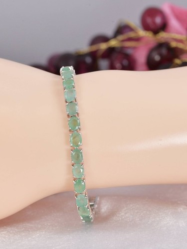 Natural emerald tennis - emerald,