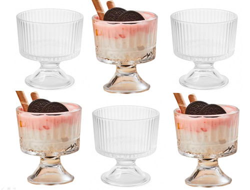 Striped dessert bowls pack - striped,