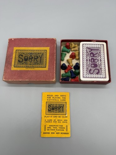 Vintage sorry card game cards - vintage,