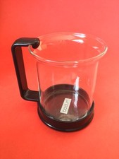 Bodum Brazil Coffee Cup  Glass with Black Plastic Holder 200ml