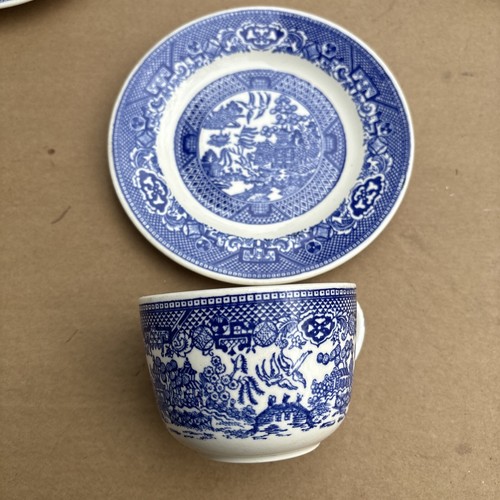 Vtg blue willow ware royal - willow,