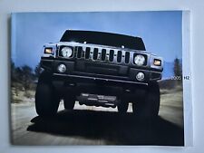 HUMMER H2 & SUT 6.0 6000 V8 VORTEC 41 Page Sales Brochure 2005