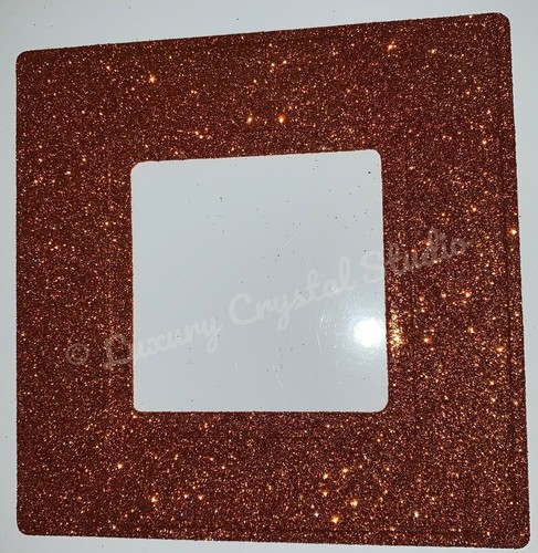 Glittered light switch - light,