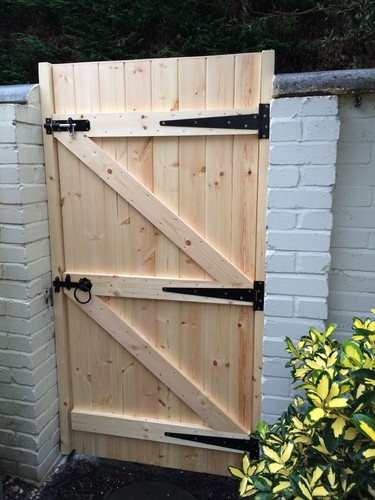 Wooden garden gate heavy - garden, duty