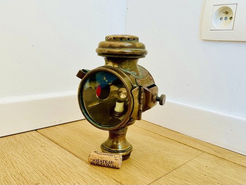 Antique brass summa lantern - antique,