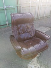 Vintage brown leather - leather, ekorness