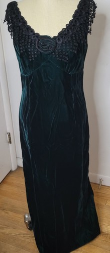 Vtg carole little velvet - carole, sz