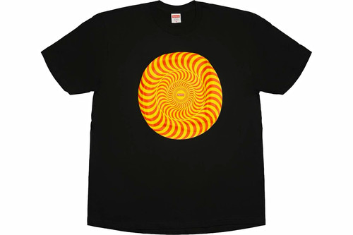 Supreme black graphic print - supreme,