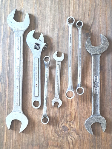 Garrington spanners mixed lot - spanners,