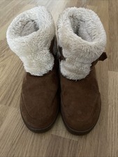 Ella Dark Tan Ankle Boots UK