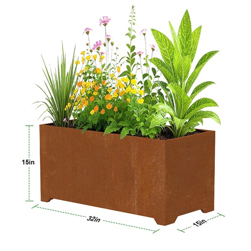 Large steel planters - large,