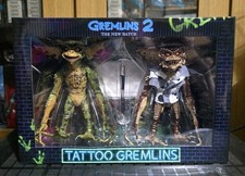 NECA Tattoo Gremlins 2 Pack Ultimate Deluxe Action Figures 7" 2024 Gremlins 2