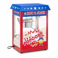 Royal Catering Commercial Popcorn Machine USA Design Red 1500W  