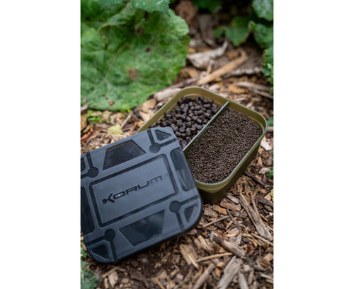 Korum divided bait tub - bait, 2x