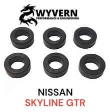 6x  Nissan R32 R33 R34 GTR Skyline RB26DETT Injector Lower Seal