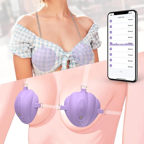 Wearable nipple vibrator with - nipple,