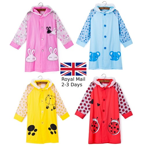 Boys girls kids - raincoat, 3-12