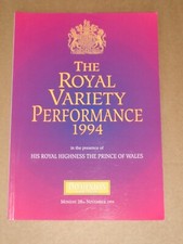 Take That 1994 Royal Variety Performance Programme (Lulu/Shirley Bassey)