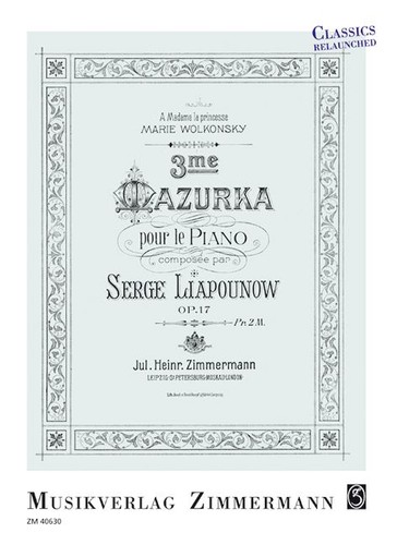 Mazurka 17 piano - mazurka, no.