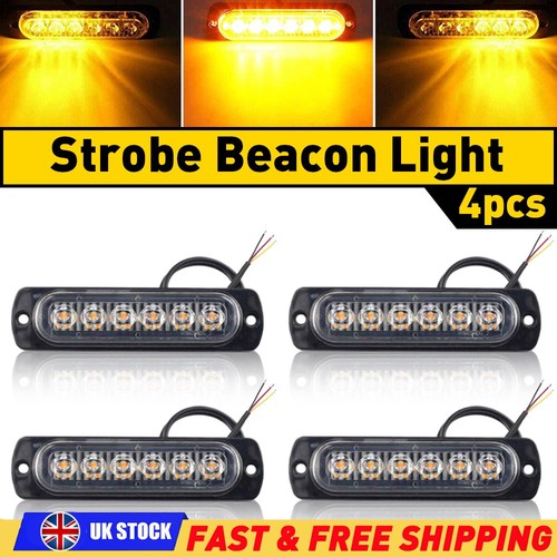 4pcs 6led strobe marker - strobe,