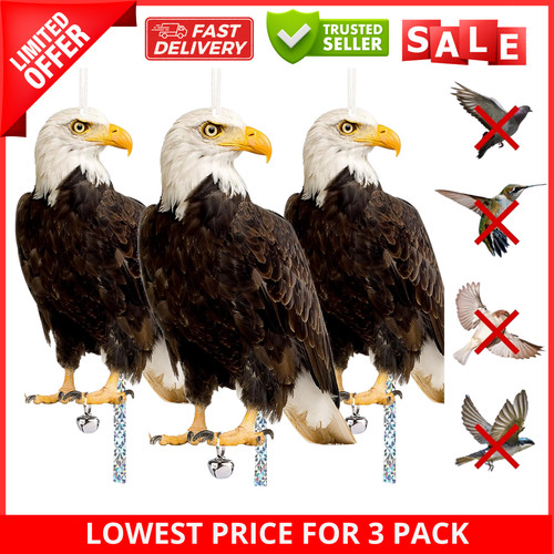 3pcs eagles bird scarer set - eagles,