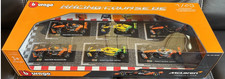Burago 1:43 Scale Highly Detailed Formula One Cars: McLaren 6 Pack (3+ Years)